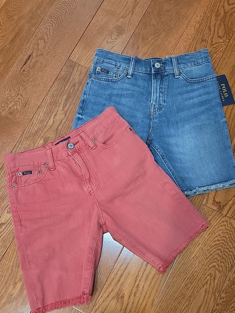Polo Ralph Lauren Blue Denim/Jean Shorts & Rustic Red Shorts